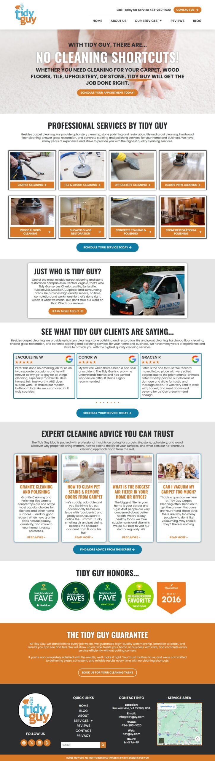 Tidy Guy Site Preview Image